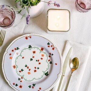 Anthropologie Nature Table Lou Rota Ladybugs 9" Salad Dessert Luncheon Plate